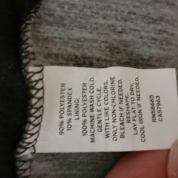 Zella Mens Track Jacket Full Zip XL gray and black space dyed - Picture 6 of 11